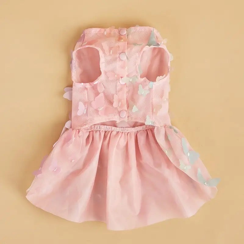 Butterfly Princess Dog Dress | Party Outfit