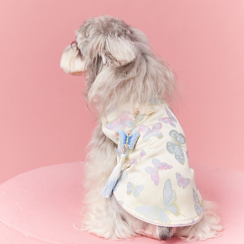 Butterfly Dog Kimono Dress | Dog Dress for Special Occasions