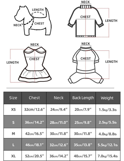 Gigi Dog Dress | Elegant Dog Outfit