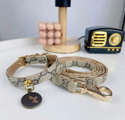 Gigi Gigi Dog Collar and Leash Set | Dog Walking Outfit