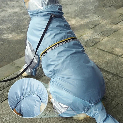 Dog Winter Onesie Jacket | Waterproof Dog Rain Coat