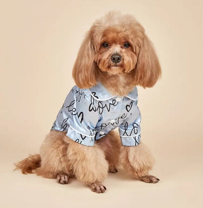 Love Me Dog Pyjamas | Soft Dog Loungewear Set