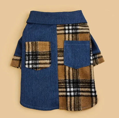Lenny Dog Shirt | Dog Button Shirt for Dogs