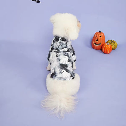 Ghost Dog Hoodie | Halloween Dog Hoodie