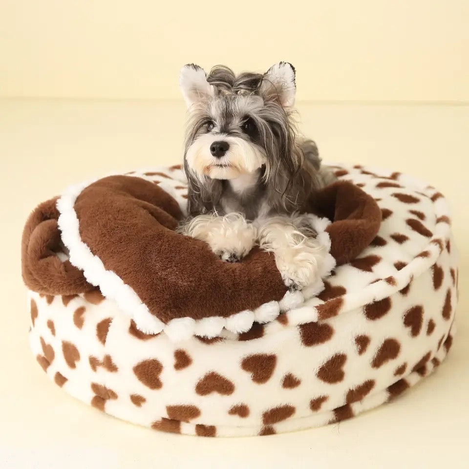 Sweetheart Cloud Dog Bed | Heart Shaped Pet Bed