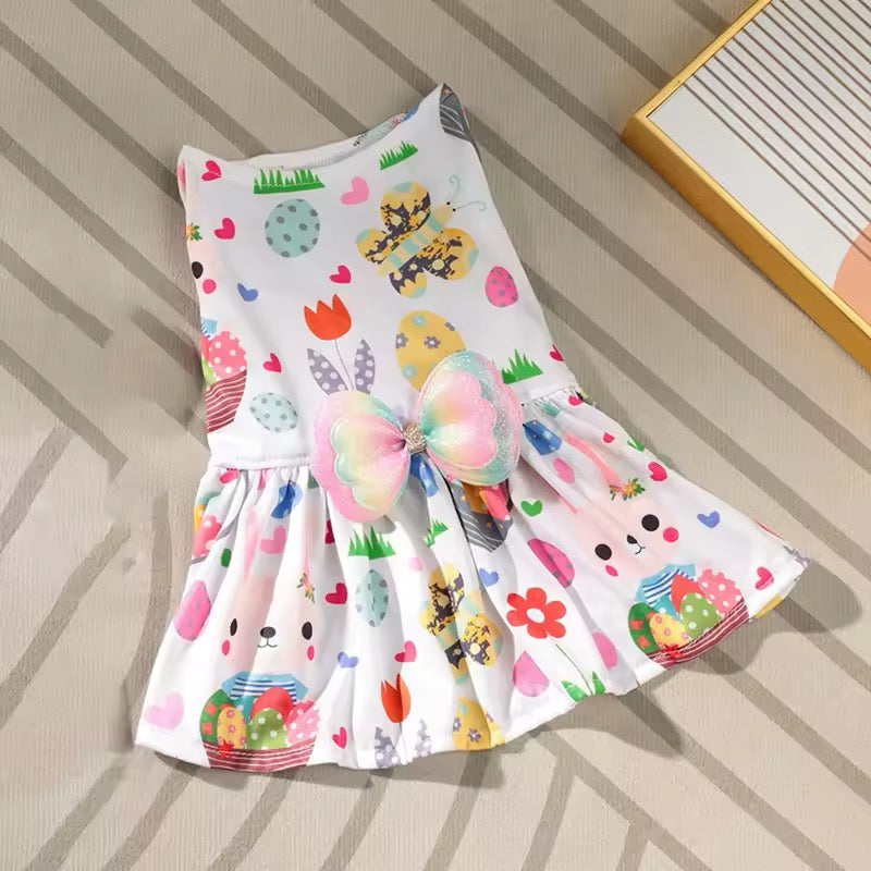 Easter Egg Doggy Dress – Festive Luxury Dog Dress