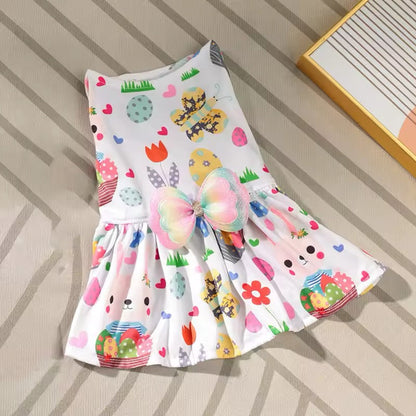 Easter Egg Doggy Dress – Festive Luxury Dog Dress