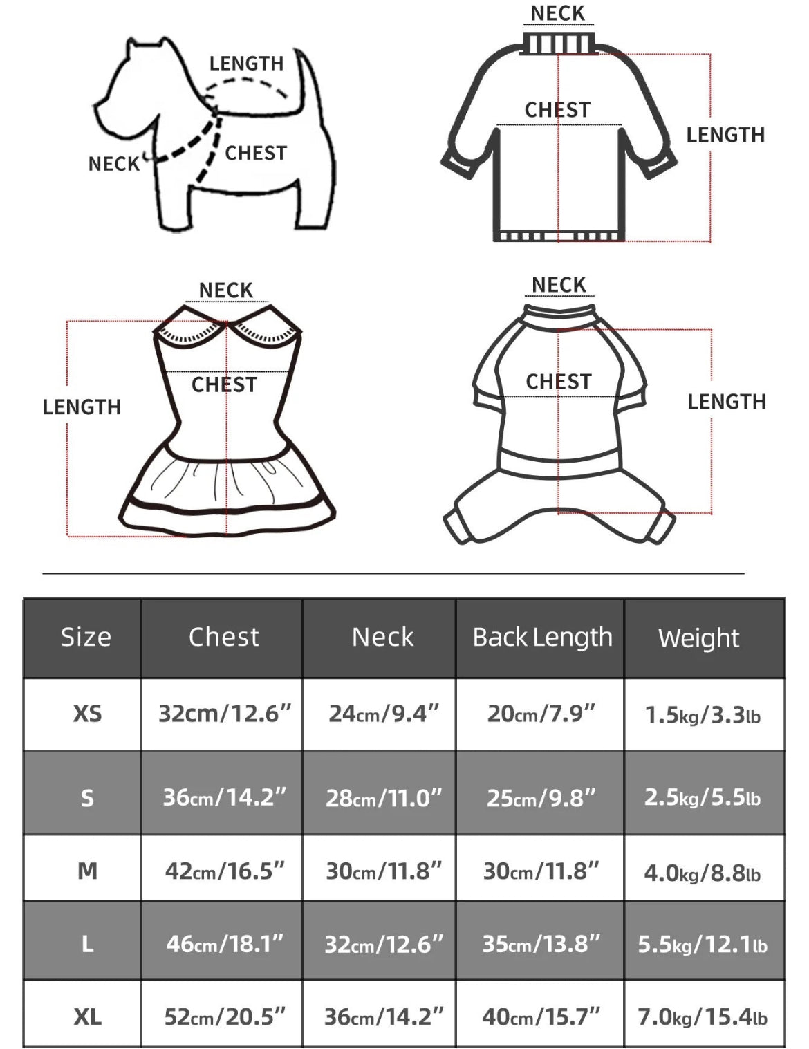 Gigi Dog Dress | Classic Dog Outfit
