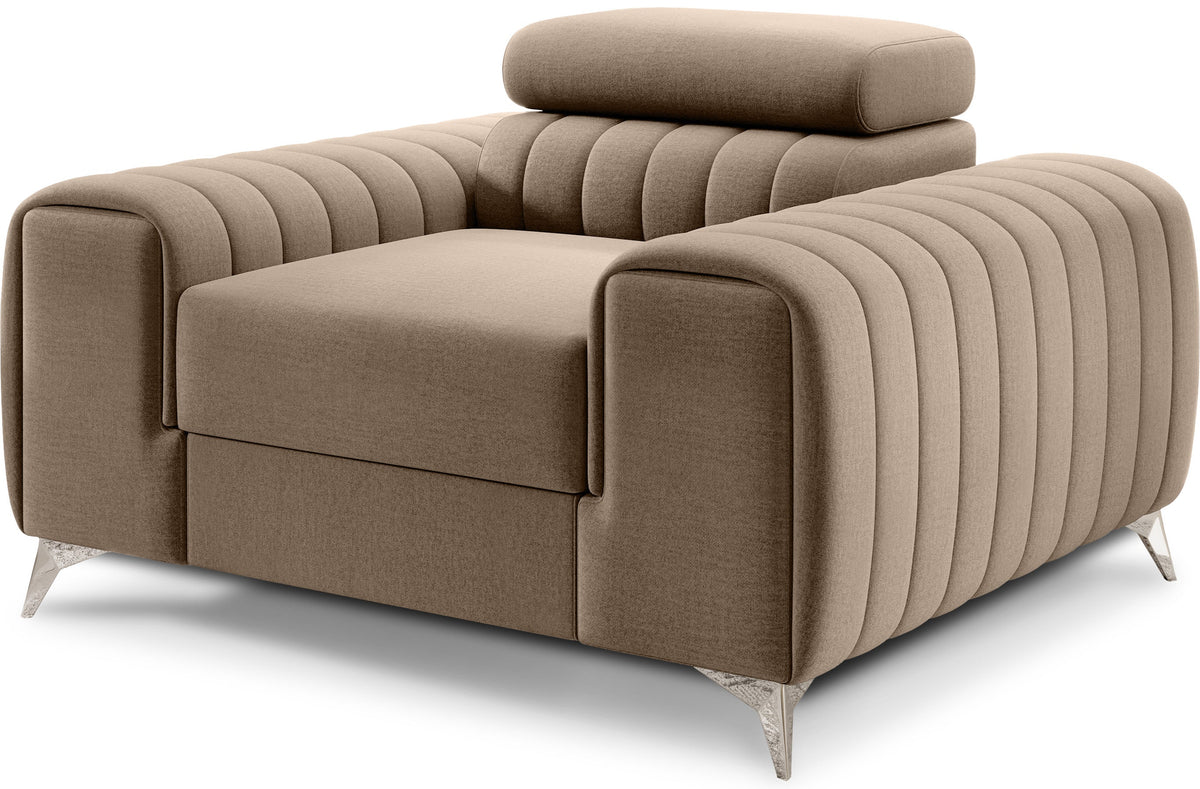 Laurence Modern Accent Chair - Beige
