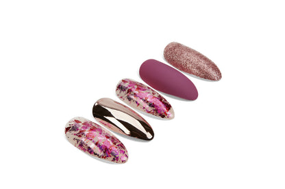 Ardel Nail Addict - Chrome Pink Foil Tips