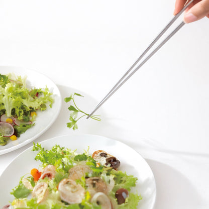 Eatoco Japan Stainless Steel Saibashi Tongs – 250 mm Precision Tool