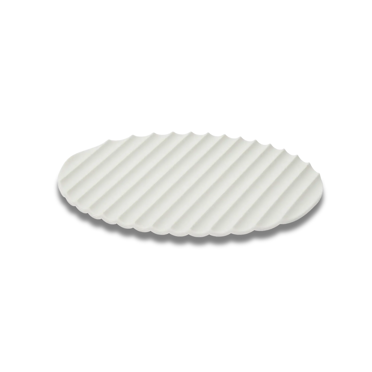 Eatoco Nami Silicone Pot Holder Mat – Heat-Resistant & Non-Slip - Light Grey