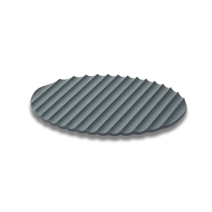 Eatoco Nami Silicone Slip Pot Holder Mat - Heat-Resistant & Non-Slip - Dark Grey