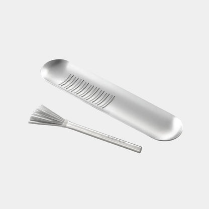 Eatoco Hake Grater Brush – Japanese Stainless Steel Grater Cleaner