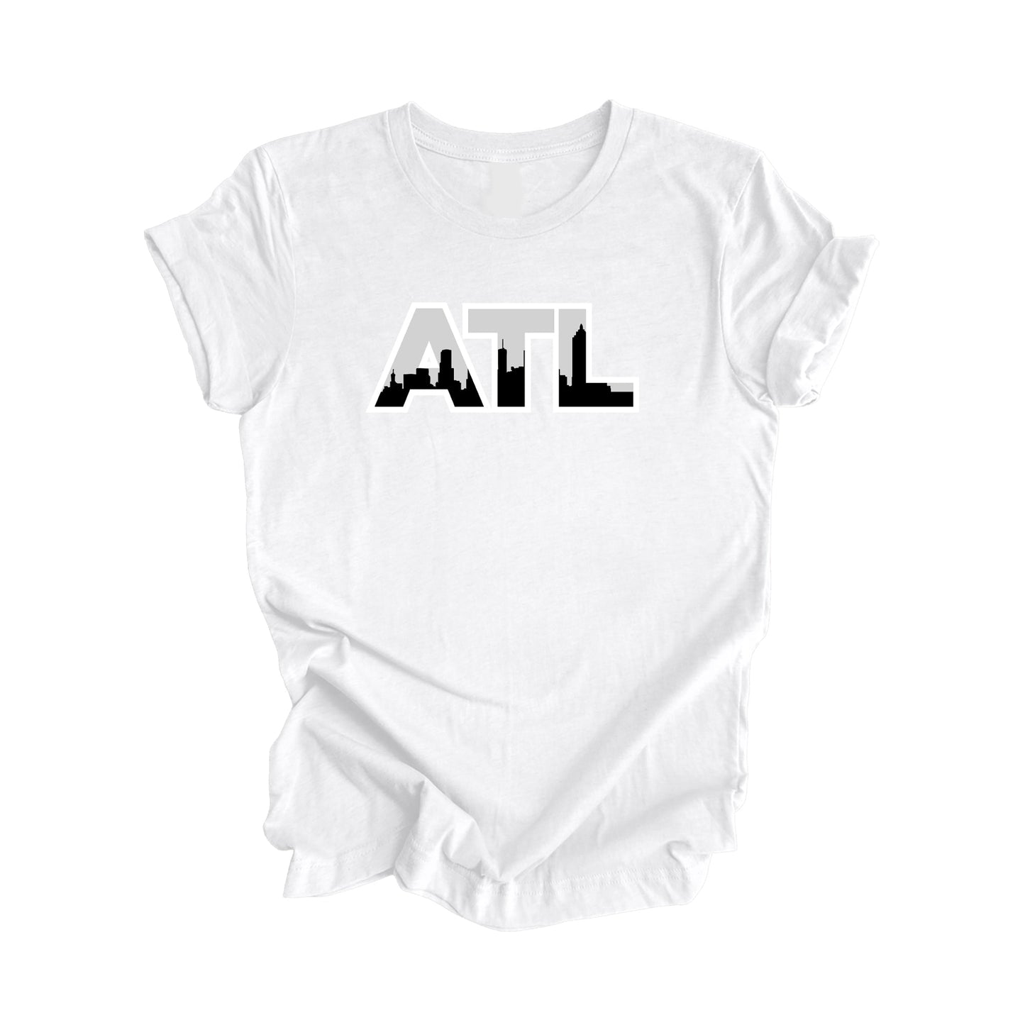 ATL Atlanta - Atlanta Georgia Gift T-Shirt - City Skyline Shirt - Inspired X