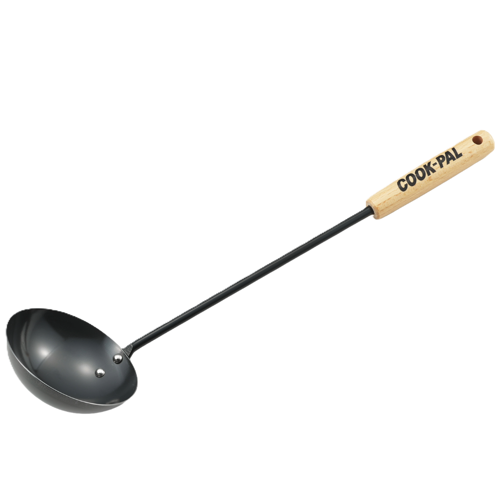 Chinese Metal Ladle – Yoshikawa Cook-Pal Japanese Wok Ladle