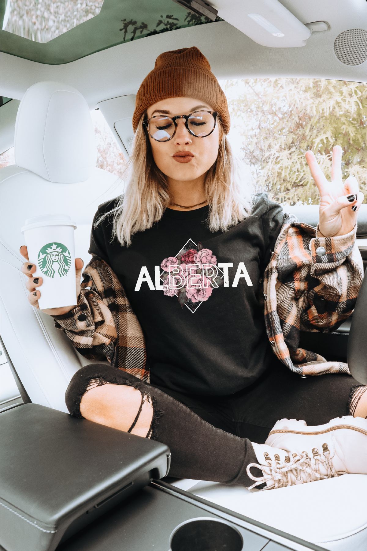 Alberta Diamond Unisex T-shirt | Alberta Apparel
