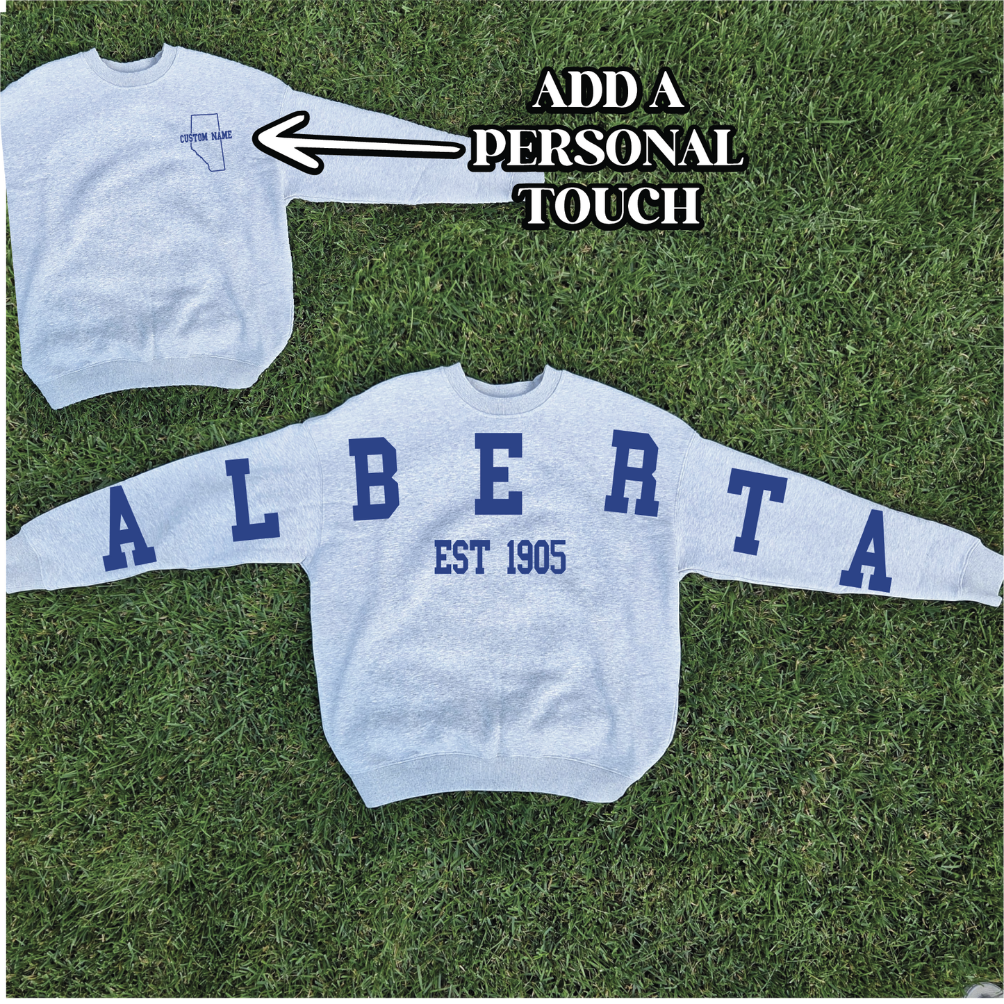 Alberta Back Unisex Crewneck