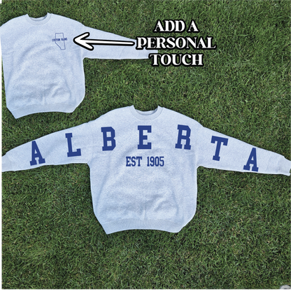 Alberta Back Unisex Crewneck