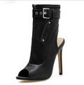 Ankle Strap Peep Toe Heel