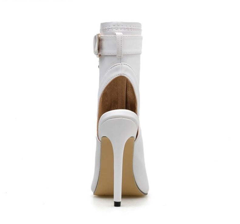 Ankle Strap Peep Toe Heel