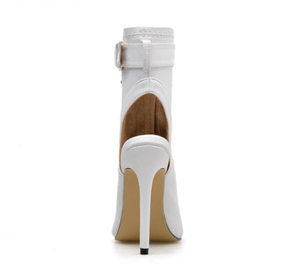 Ankle Strap Peep Toe Heel