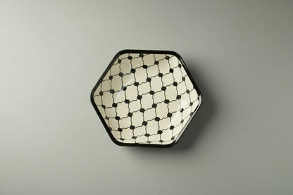 Hexagonal Appetizer Handmade Ceramic Plate