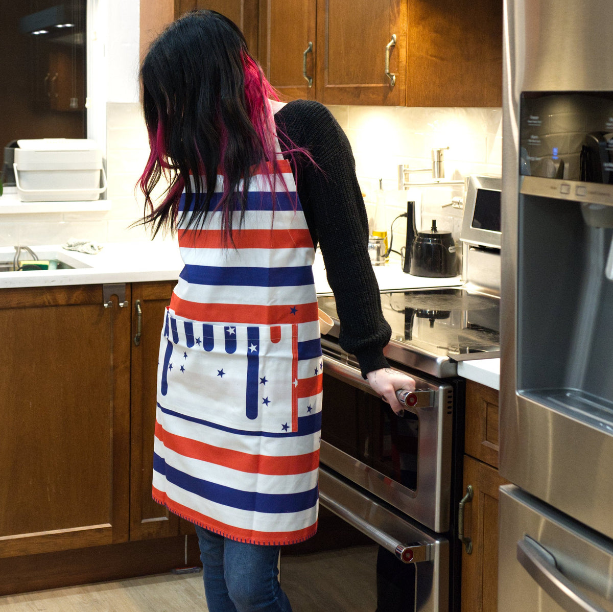 Flag the Stars: Heritage Cotton Apron