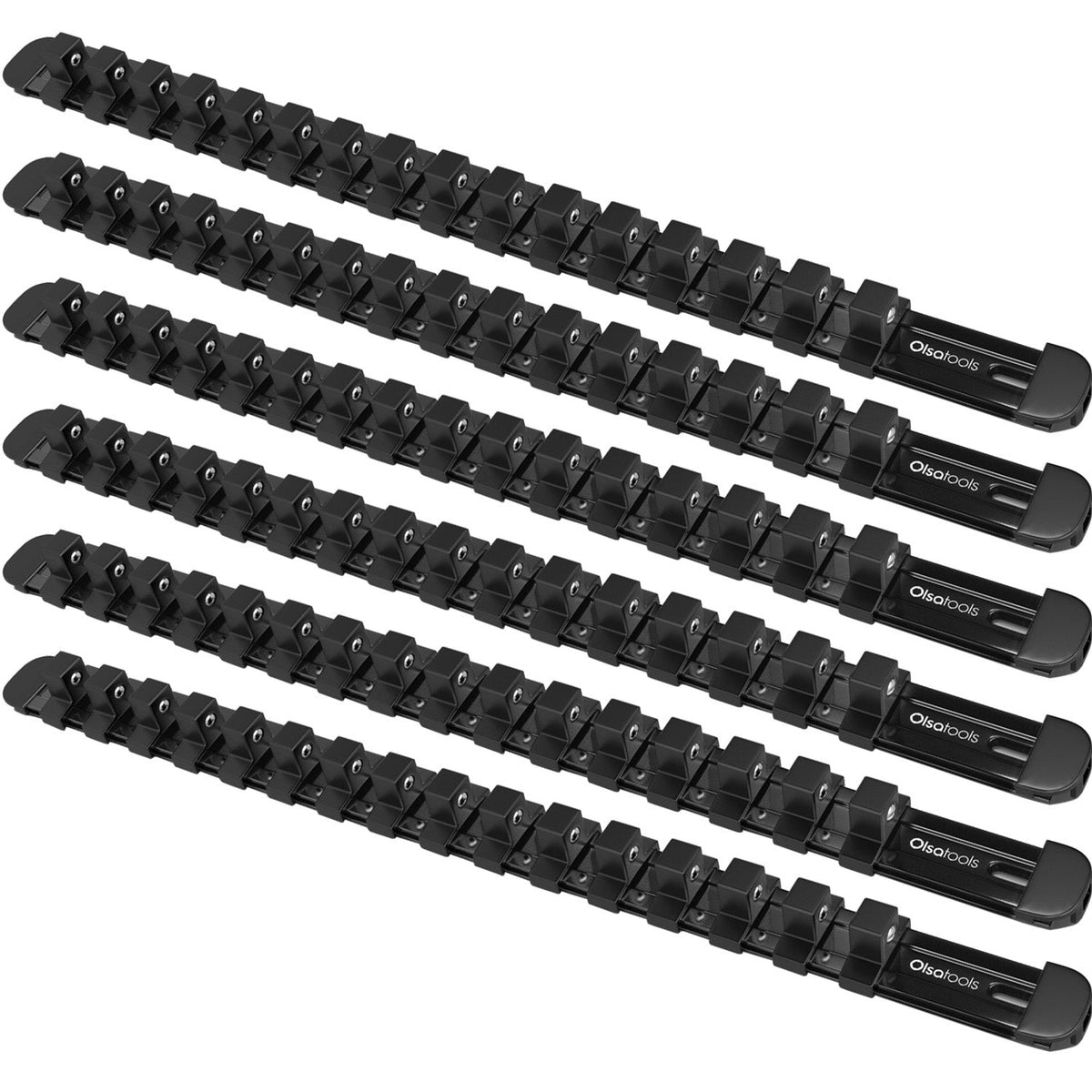 Aluminum Socket Organizer Rails with Locking End Caps
