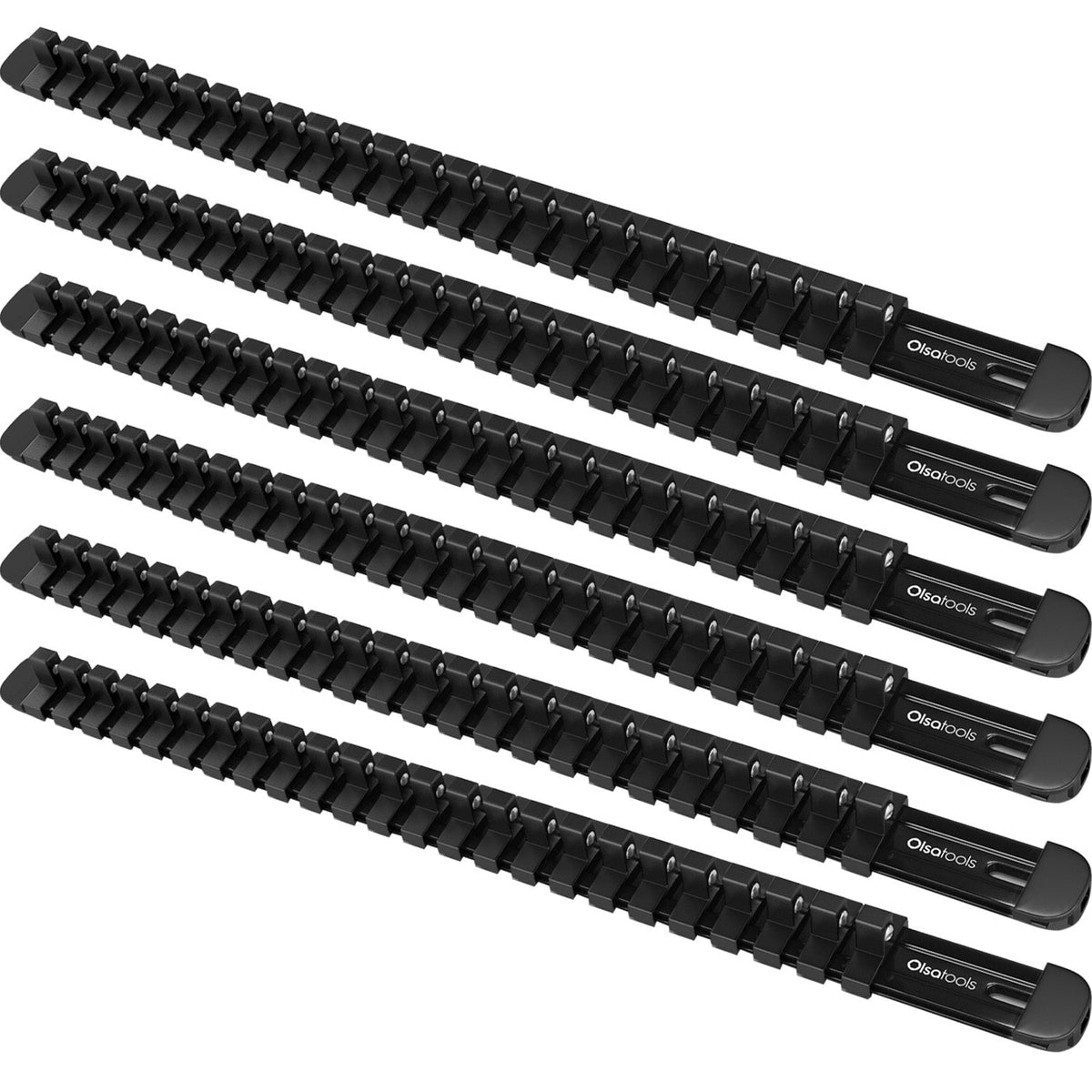 Aluminum Socket Organizer Rails with Locking End Caps