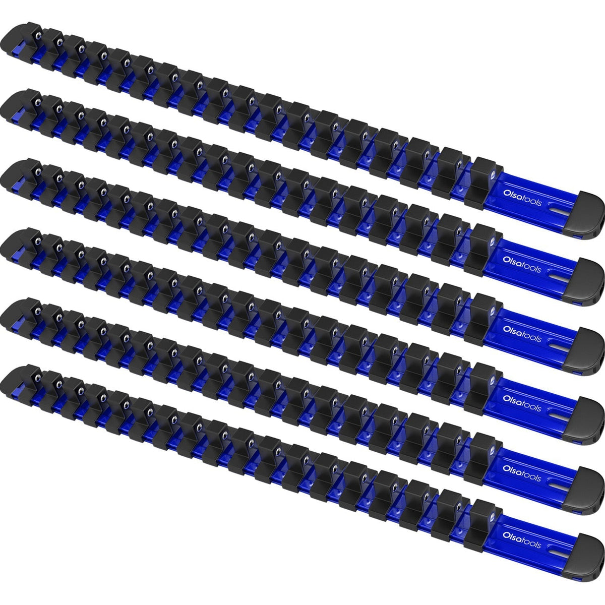 Aluminum Socket Organizer Rails with Locking End Caps