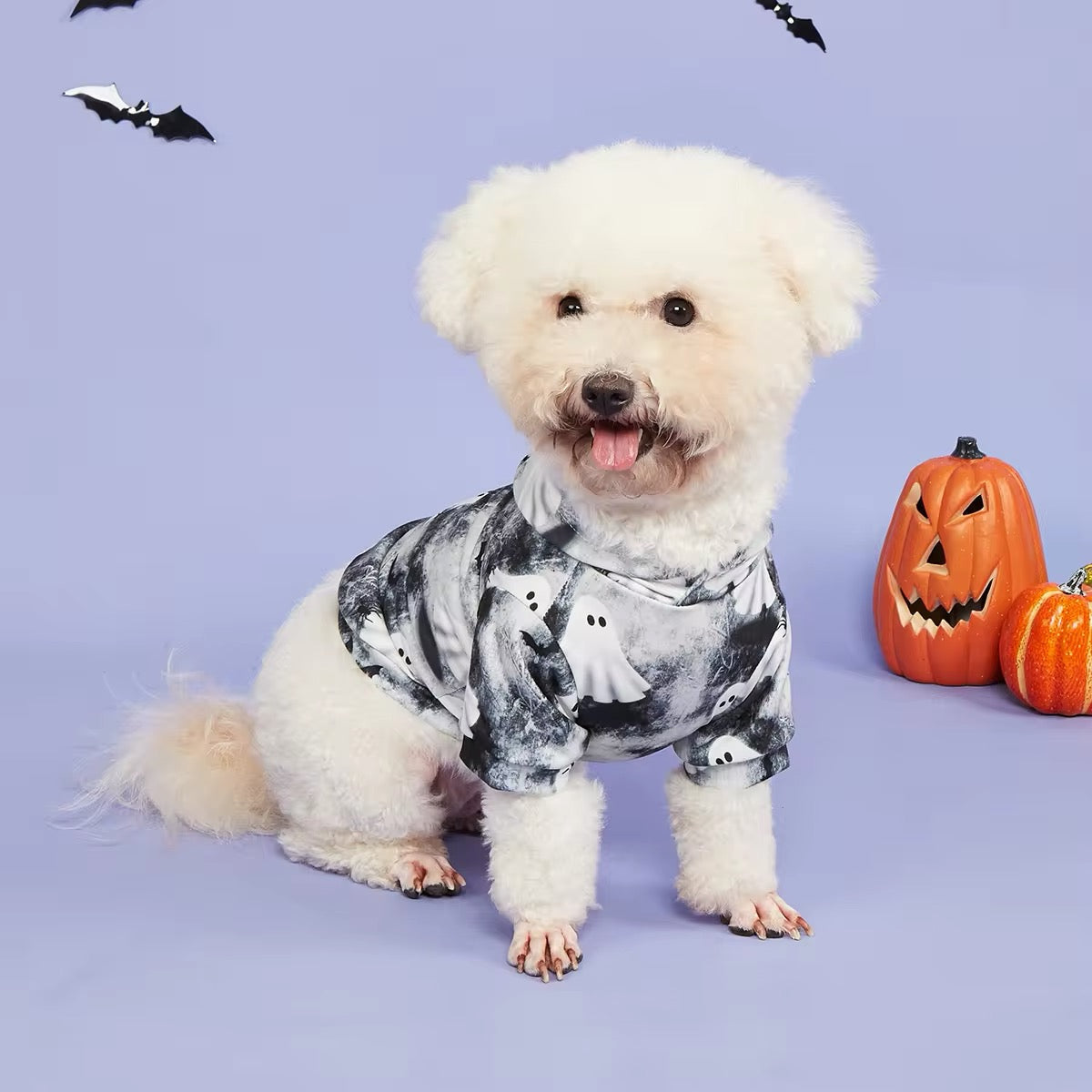 Ghost Dog Hoodie | Halloween Dog Hoodie