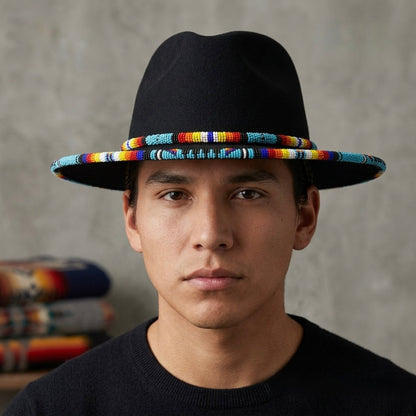 Size-59 Handmade Beaded Hat