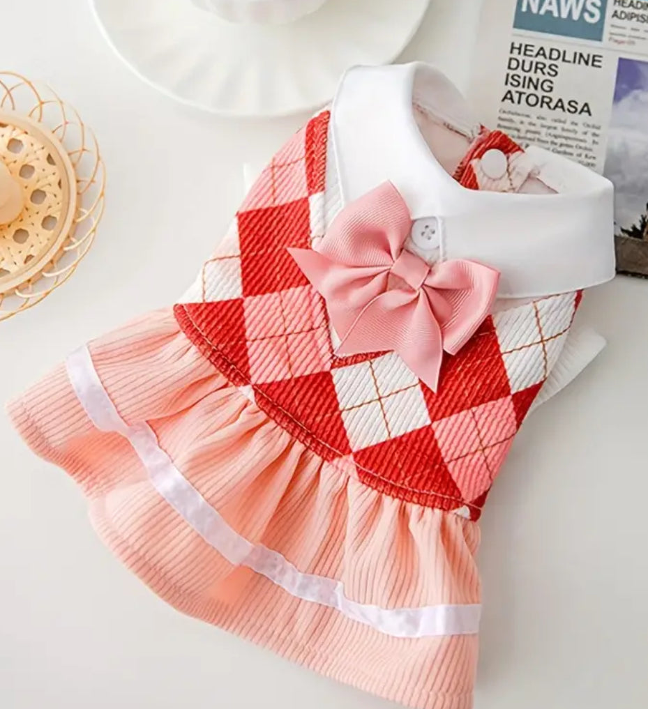 Esme Dog Dress | Plaid Style Dog Outfit