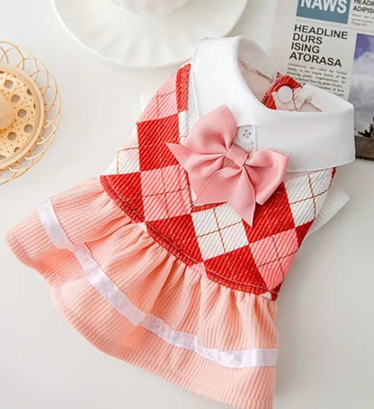 Esme Dog Dress | Plaid Style Dog Outfit