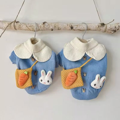 Corduroy Easter Bunny Sweater | Easter Dog Sweater