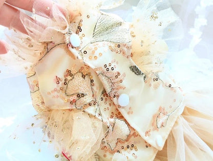 Fall Floral Dog Dress | Elegant Seasonal Dog Outfit