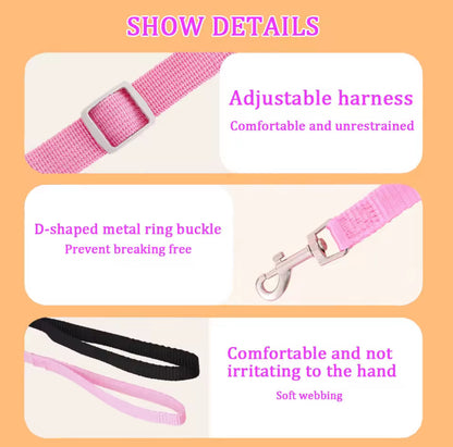Crystal Lace Dog Harness & Leash Set – Luxury Designer Pet Wear