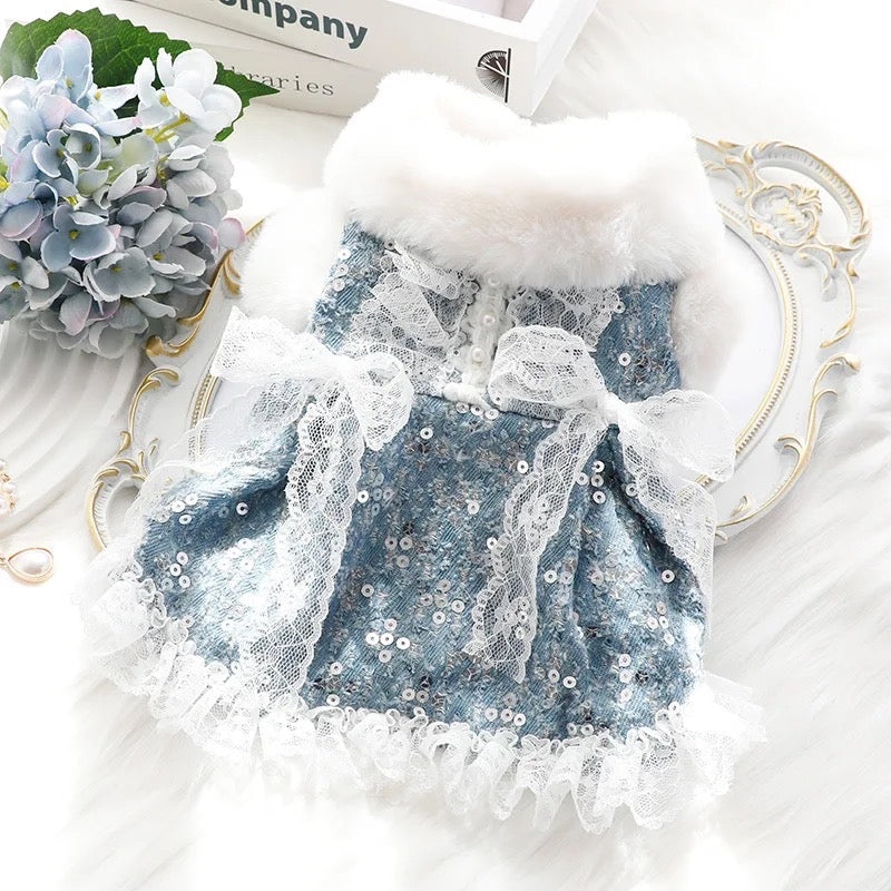 Sequin Dog Party Dress | Pet Dress