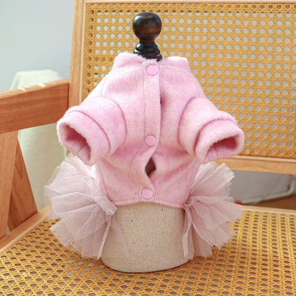 Aaliya Tutu Dog Dress – Pink Tulle Outfit for Dogs