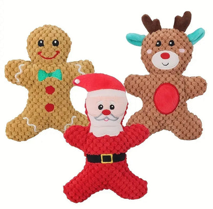 Holly Jolly Dog Toy | Christmas Dog Toy