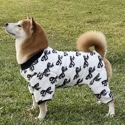 Bows and All Onesie – Luxury Dog Onesie for Medium to Large Breeds