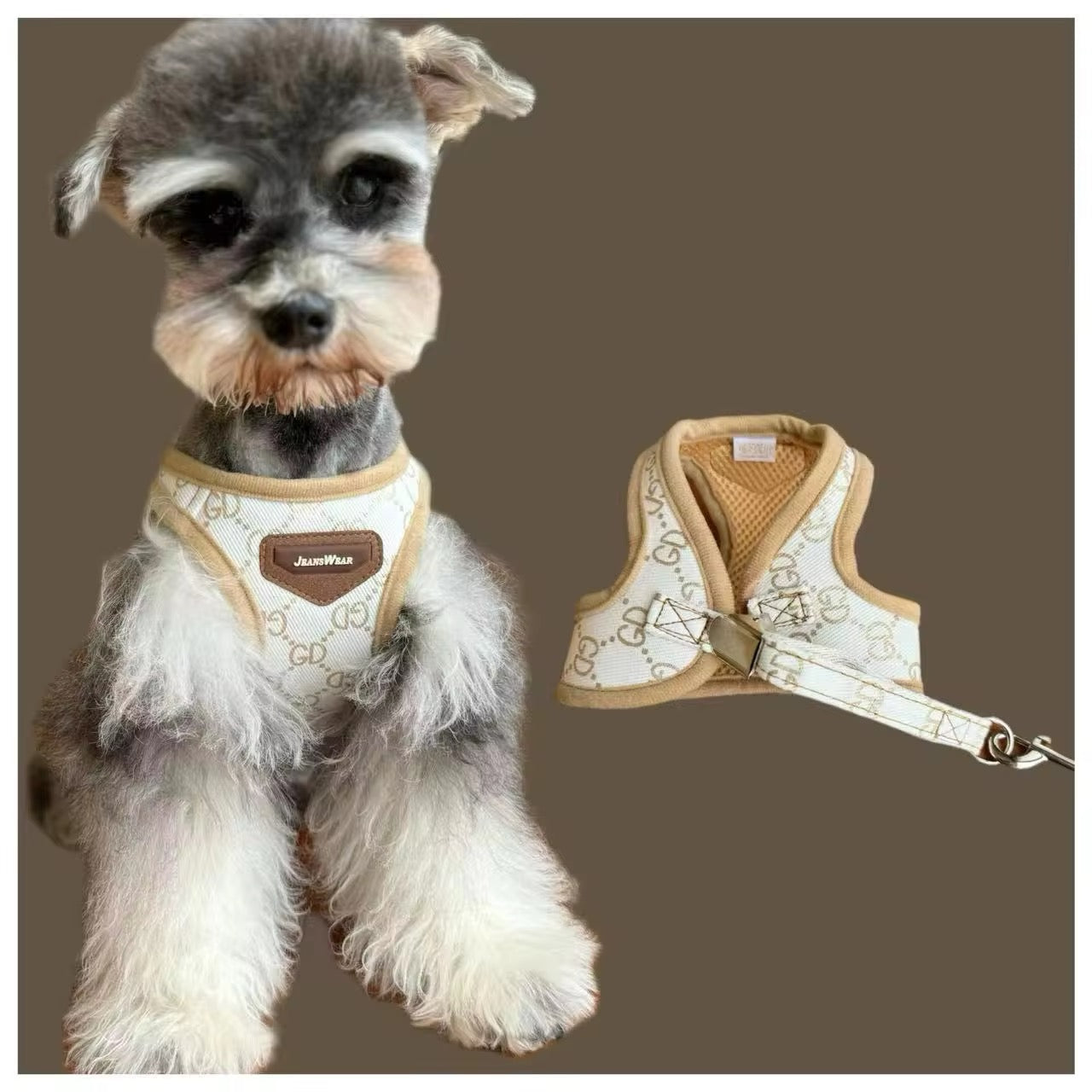 Gigi Dog Harness & Leash Set | Comfortable Dog Walking Set