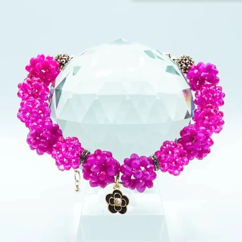 Faceted Bead Dog Necklace Collar | Jewelry Accessory