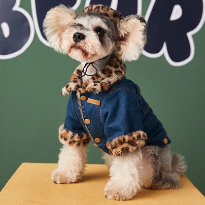 Wild Streets Dog Jean Jacket | Casual Dog Denim Outerwear