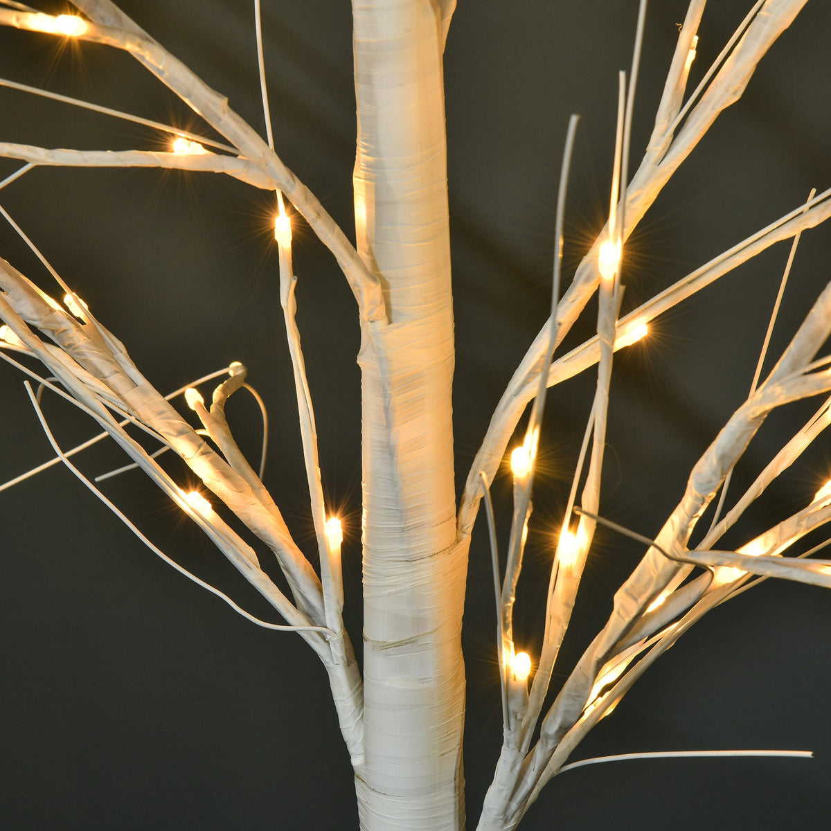 5FT Garden Birch Tree Light with 58 Warm LEDs and 8 Light Modes, DIY Artificial Tree Lamp for Outdoor and Indoor Birthday Wedding Party