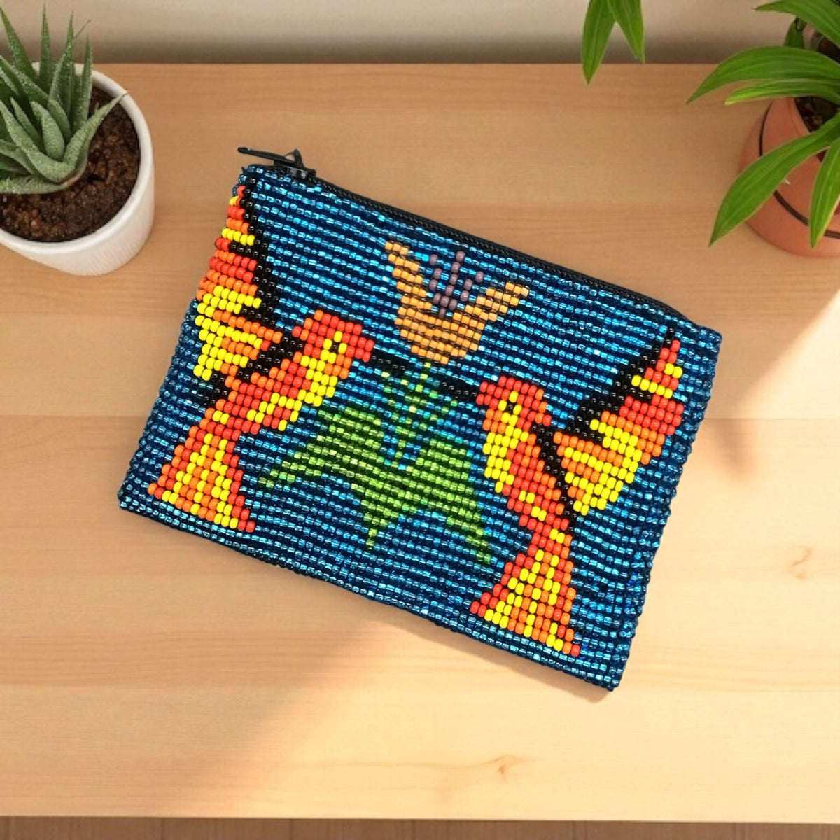HummingBird Beaded coin purses