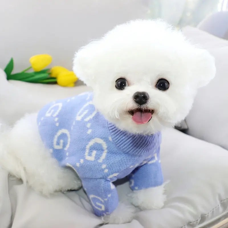 GiGi Sweater – Luxury Knit Streetwear for Dogs