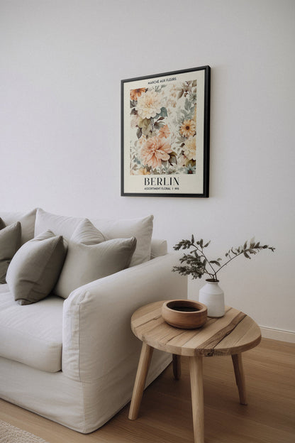 BERLIN, Oeuvre sur toile étirée