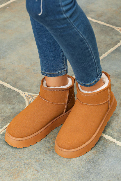 Ankle Snow Boots — Waterproof Winter Boots for Women